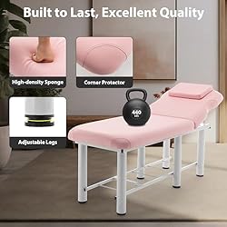 LINKHOO Professional Massage Table with Adjustable
