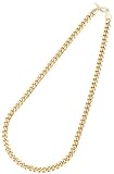 Men's Yellow Gold Plated 9mm Lifetime Warranty Cuban Curb Chain Link Necklace