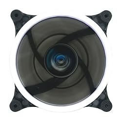 APEVIA 512L-CWH 120mm Silent Dual Rings White LED