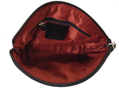 Leather Cosmetic Make-up Case,One Size,Black