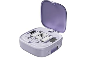 Retractable Multi Charging Cable Organizer Set USB 3 in 1 Fast Charger Cord Type-C 60W Scalable Charge Storage Box Charging L