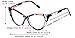 SOOLALA Ladies 52mm Lens Designer Cat Eye Reading Glasses Customized Strengths