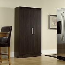 Sauder Double Door Storage Cabinet, Large, Dakota Oak