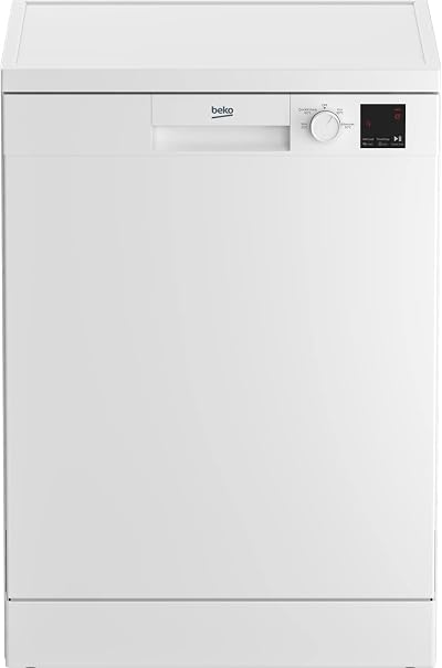 Beko DVN04320W Freestanding Dishwasher 13 Place Quick Wash 30 Min