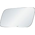 exactafit 8722L Driver Side Mirror Glass Replacement Repair Compatible With 1985-2005 Chevy Astro, GMC Safari