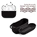 YDY Cover for AirPods Pro Case, Silicone Headphone Case for Airpods 3 Full Shockproof Protective Accessories with Keychain, Visible Front LED, Anti- Scratch for Airpods pro Charging Case (Black)thumb 3