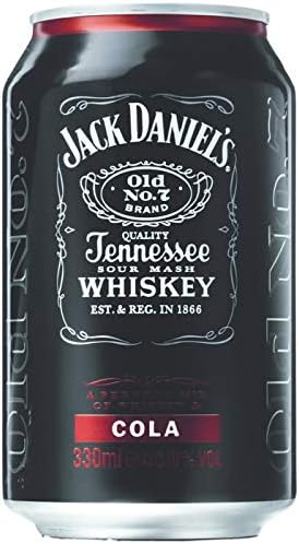 JACK DANIELS & COLA Jack Daniels and Cola Pre-Mix 330ml Can