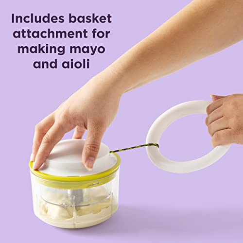 Chef'n VeggiChop Plus HandPowered Food Chopper and Condiment Maker