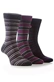 FARAH Men's Classic Mixed Stripe Socks (3 Pair)