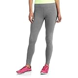 Danskin Now Womens Dri-More Core Leggings Workout Gym Activewear (XX-Large, Grey Heather)