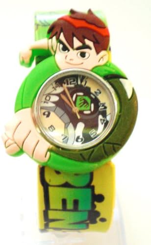 BEN 10 3D Toy Figure Slap Watch w/Stickers