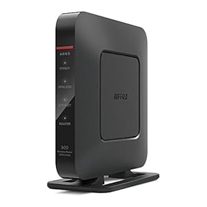 BUFFALO WiFi 無線LAN ルーター WSR-300HP/N 11n 300Mbps 1ルーム向け 【iPhone8/iPhoneX/Echo メーカー動作確認済み】