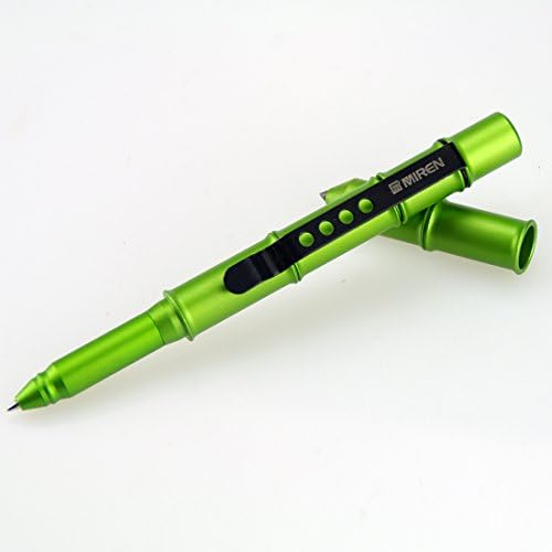 Mirenlife Bamboo Shape Compact LED Penlight Tactical Pen Outdoor Self-Defense Equipment Business Office Pen Portable