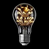 LIGHTSTORY Starry LED Bulb, E26 Base 2200K A19 Edison Decorative LED Light Bulbs, Non-Dimmable