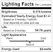 60W LED Corn Light Bulb, 250W Equivalent, Large Mogul E39 Base, 8115 Lumens, 5000K, IP64 Waterproof Outdoor Indoor Area Lighting, Replacement for Metal Halide HID, CFL, HPS