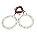 uxcell 2 x 60mm 1210 Surface Mount Device 15 LED Angel Eyes Ring White