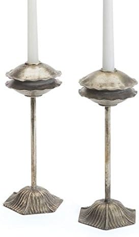 GO Home LTD Pair of Clamb Candlesticks