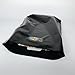 SES.CO 12x15 Inches Glossy Black Plastic Merchandise Bags Die Cut Shopping Bags Retail Bags(100 Pack)