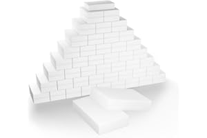 100 Pack Heavy Duty Melamine Sponge, Magic Cleaning Sponges Eraser for Kitchen Bathroom Bathtub Floors, Non-Scratch Bulk Spon