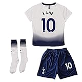 SAENJUXBB Tottenham Hotspur 2018-19 Season #10 Kane Home Kids Football Jersey Youth White