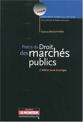 Précis du droit des marchés publics
