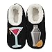Snoozies Pairable Slipper Socks – House Slippers for Women, Fuzzy Slipper Socks with Unique Designs, Non Slip Socks - Cosmopolitan - Small