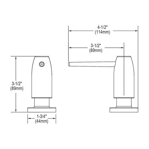 Elkay LK325CR Soap / Lotion Dispenser, Chrome