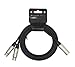 Kirlin Cable Y-301-06 - 6 Feet - XLR Male to Dual XLR Female Y-Cable