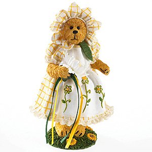 Boyds Bears Resin Daisy Bearybloom April Flower Of The Month