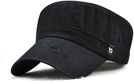Nameblue Women Men's Cotton Adjustable Army Cap Military Hat Baseball Caps Sun Hat E66-US