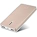 EPB 8000mAh External Battery Power Bank Portable Charger Backup Pack for iPhone, Samsung, Galaxy, Tablets and More (Gold)