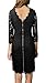 Berydress 3/4 Sleeve Full Zip Back Short Lace Cocktail Dress