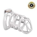 TERNENCE Stealth Convenient Lock Chastity Cage Device Ergonomic Design for Male SM Penis Exercise Sex Toys (40mm S Size)