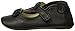 Robeez Girl's Tori T-Strap Shoe, Black, 6-9 months M US Infant