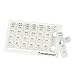 HealthSmart Weekly 7-Day Pill Organizer Medication Planner, Clear