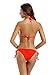 Zeraca Women's Tie Side Pantie Triangle Bikini Set
