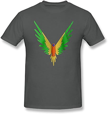 FASHIONAO Men's Maverick Logo Tshirt Custom Logan Paul Parrot Logo Classical Tee