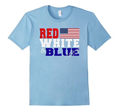 Patriotic 4th of July T-shirt Red White and Blue American Flag