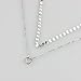 Shoopic Muti Layer Coin Choker Karma Necklace for Women Silver Tone