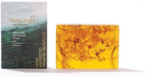 Green Angel Seaweed Soap with Lavender and Mandarin 115g