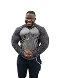 Barbell 1 Soft Triblend Raglan V-Taper Muscle Hoodie