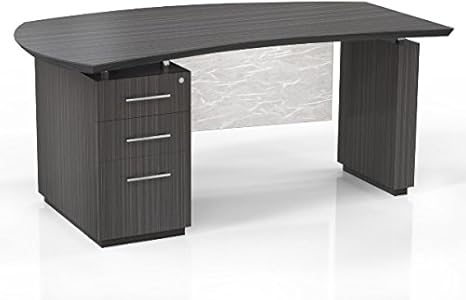 Amazon Com Mayline Single Pedestal Desk Overall Dimensions 66