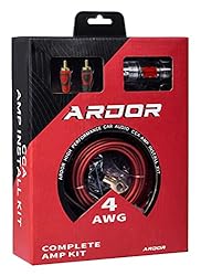 4 Gauge Amp Wiring Kit, Ardor 850W Car Audio