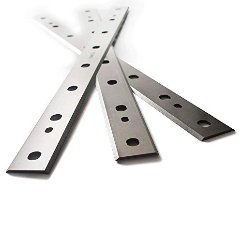 OSCARBIDE Planer Blades for DW734 Planer DW7342 12-1/2 inch HSS Planer Knives Replacement 2 Cutting Edges 12-1/2''x7/8''x1/16'',3pcs/set