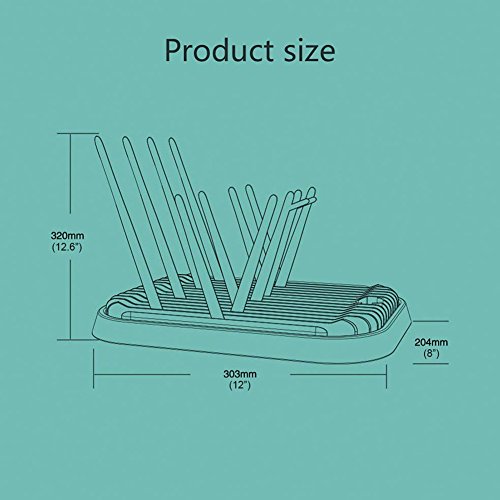 Baby Bottle Drying Rack with Bottle Cleaning Brush Set Collapsible Drying Rack for Well-Storage and Space-Saving - Thumbnail 5