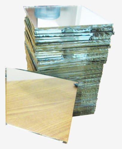Mirror Tiles-Decoration 3"x3" Silver Coated Bulk 200 Pcs Lot Sale Art,Craft,Decoration, Have FUN! Artcraft