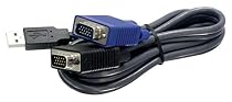 TRENDnet USB VGA KVM Male to Male Cable, 6 Feet, TK-CU06