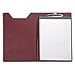 Samsill 71414 Value Padfolio, Heavy Vinyl, Brass Clip, Writing Pad, Inside Pocket, Burgundy, 8.5 x 11
