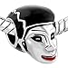 Silver Tone Light Red Sexy Lip Halloween Bride of Frankenstein Bead Fits Pandora Bracelet