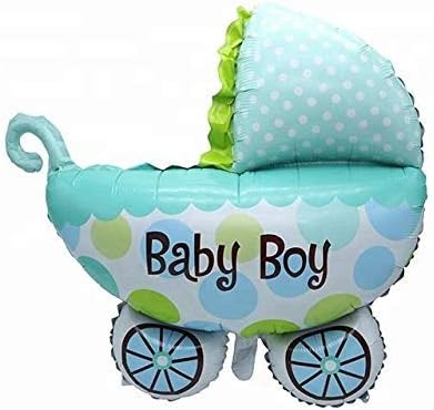 Trimming Shop 14 Inch Baby Shower Foil Balloon for Newborn Baby Boy Welcome Party Baby Baptism, Gender Reveal Party - Image 3